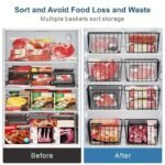 Set de 3 paniers de rangement métallique multifonctions – Image 2