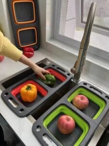 Passoire pliable multifonction