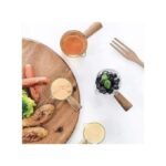 Saucière en verre avec manche en bois 50ml – Image 5