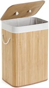 Panier à linge en bambou moderne et pratique – Image 3