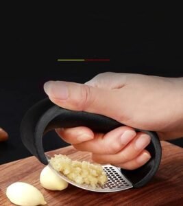 Presse ail en acier inoxydable facile à nettoyer