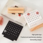 Calendrier en bois pour décoration bureau et autres – Image 4