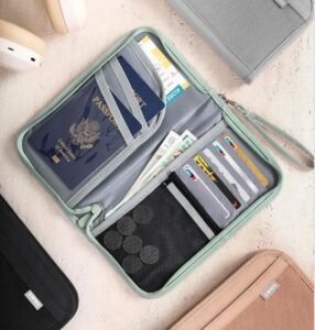 Organisateur portefeuilles, passeport, argents et autres parfaite pour voyage – Image 2
