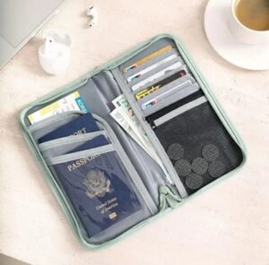 Organisateur portefeuilles, passeport, argents et autres parfaite pour voyage – Image 3