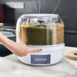Distributeur de céréales rotatif 10kg moderne et pratique – Image 2
