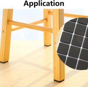 Lot de 18 patins en caoutchouc adhésifs pour meubles... – Image 4