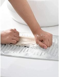 Tapis de lavage antidérapant avec ventouse en silicone