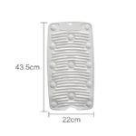 Tapis de lavage antidérapant avec ventouse en silicone – Image 4