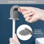 Set de 2 brosses de nettoyage toilette en silicone – Image 4
