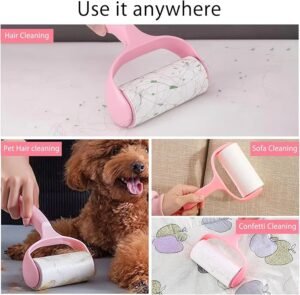 Rouleau anti-peluche extra-adhesif avec 2 rouleau de recharge – Image 3