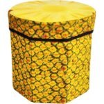 Tabouret de rangement en forme D'ananas 30x30cm – Image 2