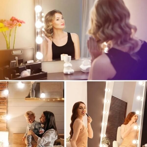 Kit de 10 ampoules led d'éclairage miroir