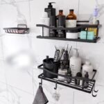 Set de 3 Supports de rangement métallique multifonction – Image 2