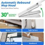 Balai serpillière plat auto-essoreur avec seau pliable – Image 6