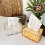 Boite acrylique à mouchoir élegante – Image 3