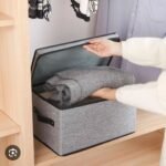 Box de rangement pliable en tissu multifonctions