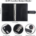 Classeur budgétaire – A6 – Classeur Réutilisable avec 10 Pochettes Zippées pour Gestion des Dépenses – Image 2