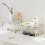 Set de 2 Organisateurs de cuisine et bureau en acrylique transparent – Image 3