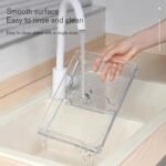 Set de 2 Organisateurs de cuisine et bureau en acrylique transparent – Image 6