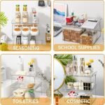 Set de 2 Organisateurs de cuisine et bureau en acrylique transparent – Image 5