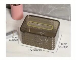 Boite acrylique à mouchoir élegante – Image 4