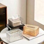 Boite acrylique à mouchoir élegante