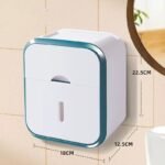 Support papier toilette mural avec rangement – Image 2