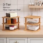 Étagère d'angle en bambou – Image 2