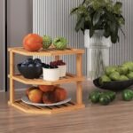 Étagère d'angle en bambou – Image 4