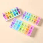 Pilulier Semainier 7 Jours Rangement Médicaments Matin et Soir – Image 3