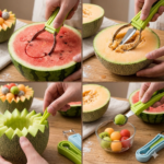 Kit de Découpe de Fruits "4-en-1"