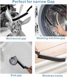 Set de 2 brosses de nettoyage à poils durs multifonctions – Image 6