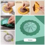 Bouchon et Filtre évier en silicone avec ventouse de fixation – Image 2