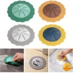 Bouchon et Filtre évier en silicone avec ventouse de fixation – Image 4