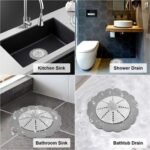 Bouchon et Filtre évier en silicone avec ventouse de fixation – Image 7