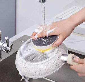 Set de 4 Éponges à Vaisselle Design "Smile" – Image 3