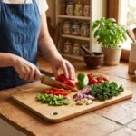 Planche à Découper en Bambou Naturel 35x25cm