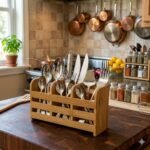 Range-Couverts Design en Bambou – Image 2