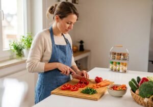 Planche en bois de bambou avec bord d'accrochage 35x24cm – Image 2