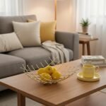 Corbeille à Fruits Géométrique Dorée 27cm – Image 5